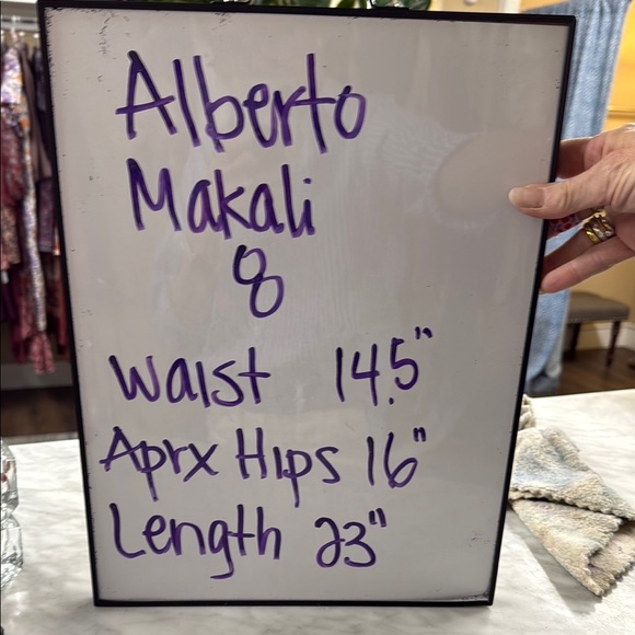 Alberto Makali Mauve Lace Peplum Hemline Size 8 - Picture 2 of 8